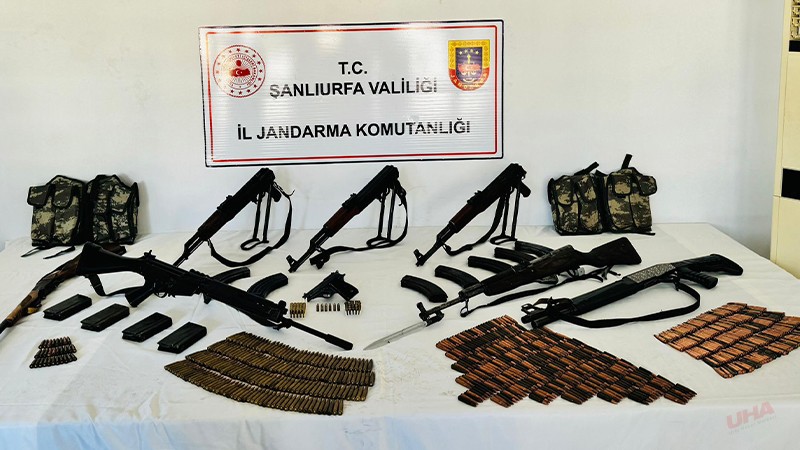 Şanlıurfa'da yasa dışı silah operasyonu! Resmen cephanelik: Gözaltılar var
