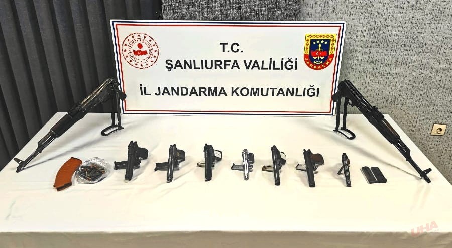 Şanlıurfa’da Ruhsatsız Silahlar Mercek Altında: 9 Adrese Eş Zamanlı Operasyon ve Gözaltılar