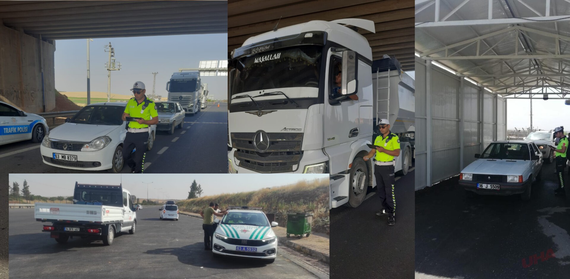 Şanlıurfa'da Geniş Çaplı Trafik Denetimleri: 104 Araç ve Sürücüye Ceza
