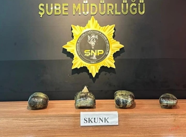 ŞANLIURFA’DA 4 KİLO 350 GRAM SKUNK MADDESİ ELE GEÇİRİLDİ
