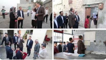 Başkan Kuş’tan Gönüllere Dokunan Ziyaret: Şıhmaksut’ta Çalmadık Kapı Bırakmadı