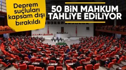 50 Bin Mahkûma Tahliye Yolu Açıldı: Deprem Suçlularına İnfaz İndirimi Yok