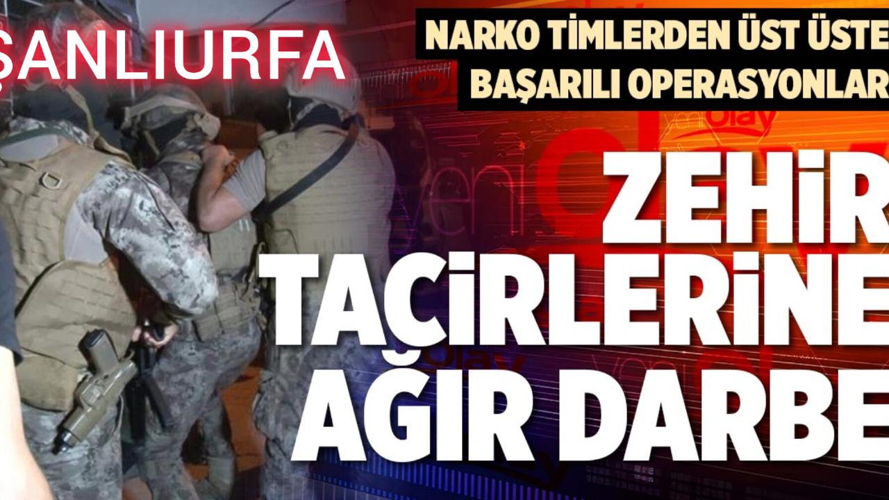 Şanlıurfa’da Uyuşturucuya Büyük Darbe: 1 Yılda 801 Tutuklama