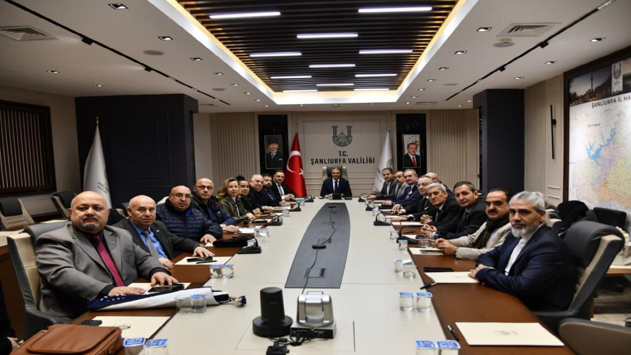TİMBİR heyetinden Şanlıurfa Valisi Hasan Şıldak’a ziyaret