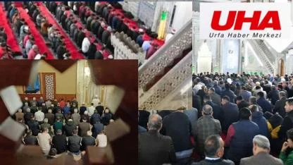 Şanlıurfa’da Bayram Namazına Yoğun İlgi: Dergah Camii’nde Mahşeri Kalabalık