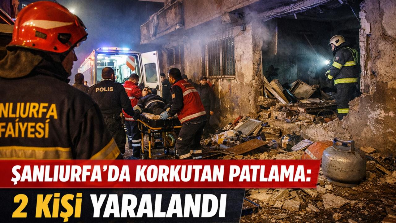 Şanlıurfa’da Korkutan Patlama: 2 Kişi Yaralandı