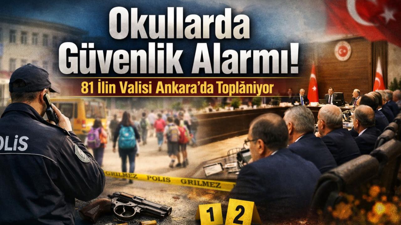 Okullarda Güvenlik Alarmı: 81 İlin Valisi Ankara’da Toplanıyor