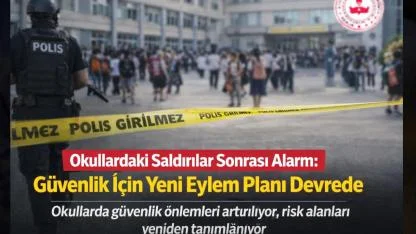 Okullardaki Saldırılar Sonrası Alarm: Güvenlik İçin Yeni Eylem Planı Devrede