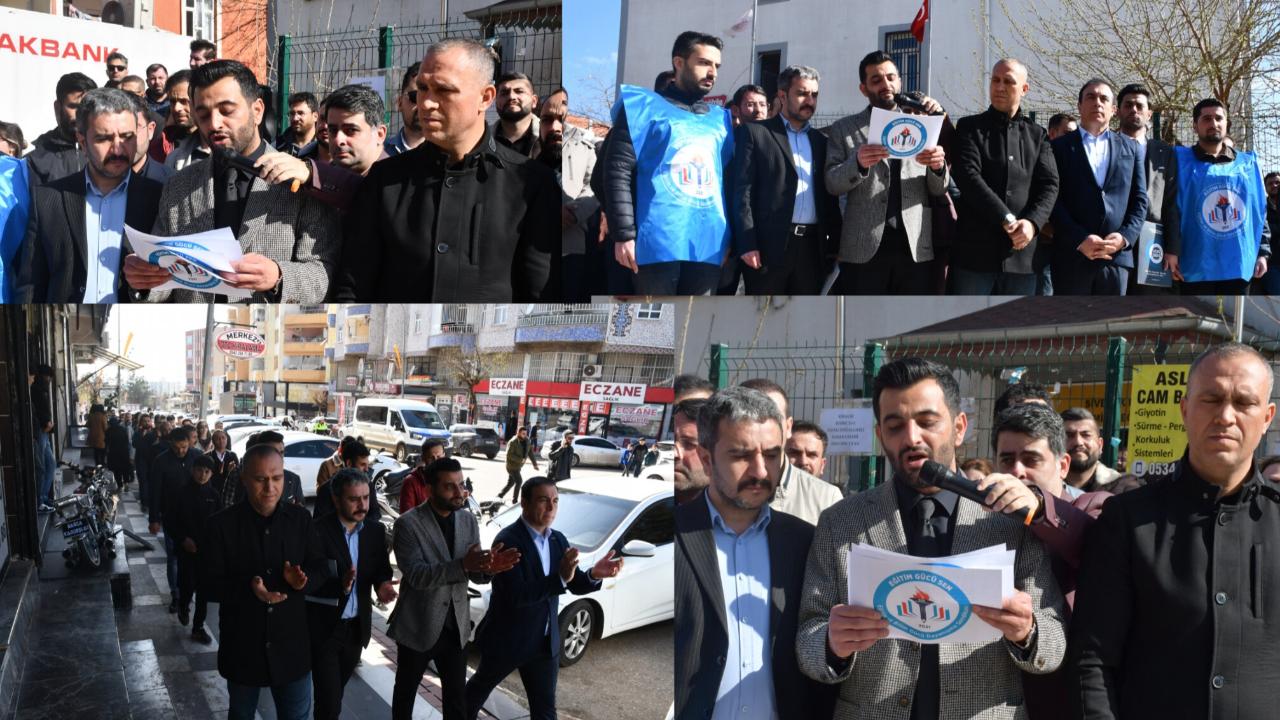 Şanlıurfa Eğitim Gücü Sen sendikasından basın açıklaması