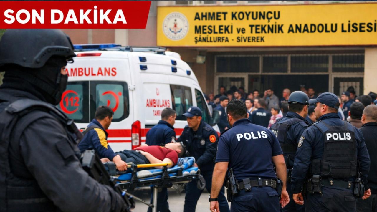Şanlıurfa’da lisede dehşet: Silahlı saldırıda çok sayıda öğrenci yaralandı