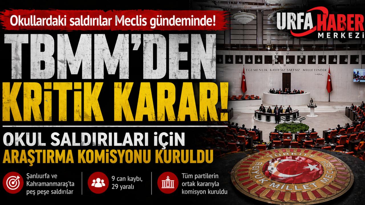 TBMM’den Okullardaki Saldırılara Karşı Kritik Adım: Araştırma Komisyonu Kuruldu