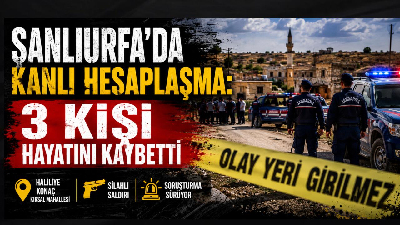 Şanlıurfa'da Kanlı Hesaplaşma: 3 Kişi Hayatını Kaybetti