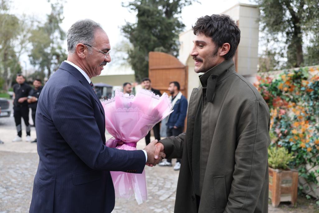 Şanlıurfa’da Dizi Heyecanı: Başkan Kuş’tan “Halef” Setine Ziyaret
