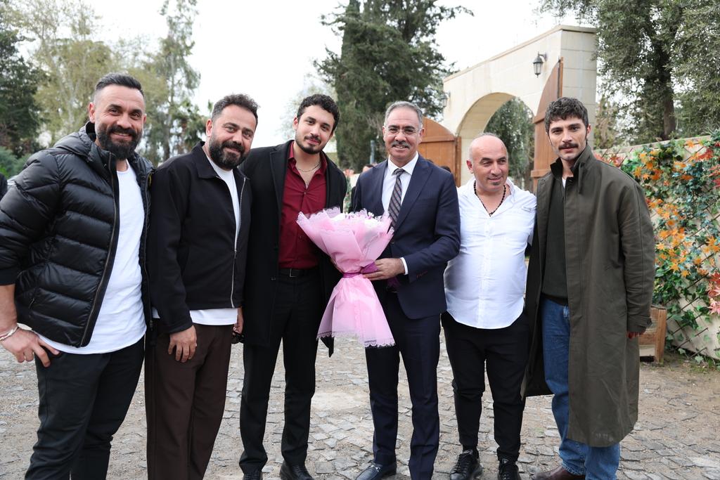 Şanlıurfa’da Dizi Heyecanı: Başkan Kuş’tan “Halef” Setine Ziyaret