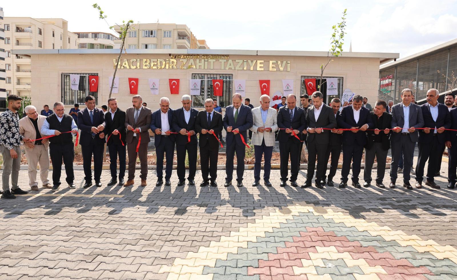 Şanlıurfa’da Ücretsiz “Hacı Bedir Zahit Taziye Evi” Hizmete Açıldı